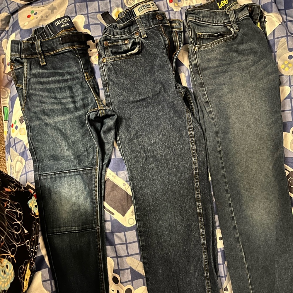 Boys blue jeans